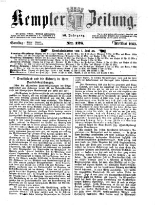 Kemptner Zeitung Samstag 30. Mai 1863