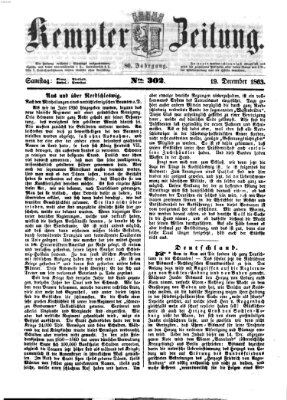 Kemptner Zeitung Samstag 19. Dezember 1863