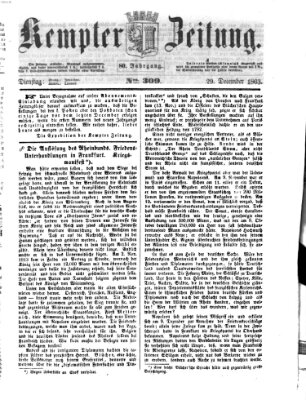 Kemptner Zeitung Dienstag 29. Dezember 1863