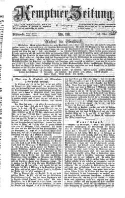 Kemptner Zeitung Mittwoch 10. Mai 1865