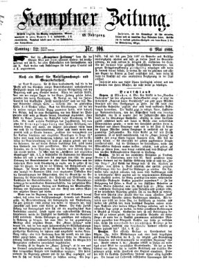 Kemptner Zeitung Sonntag 6. Mai 1866