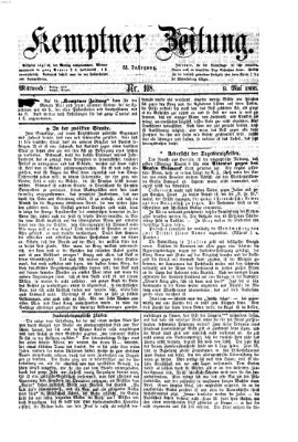 Kemptner Zeitung Mittwoch 9. Mai 1866