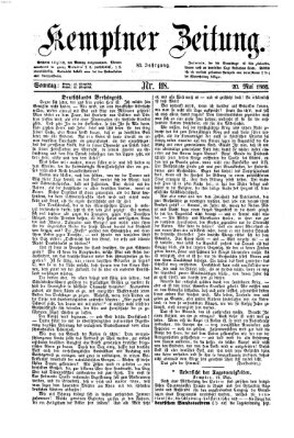 Kemptner Zeitung Sonntag 20. Mai 1866