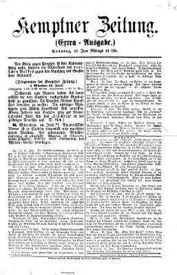 Kemptner Zeitung Sonntag 17. Juni 1866