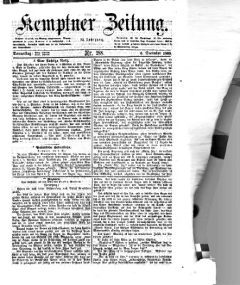 Kemptner Zeitung Donnerstag 6. Dezember 1866