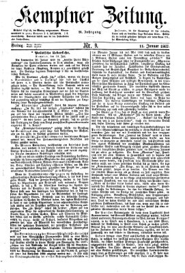 Kemptner Zeitung Freitag 11. Januar 1867