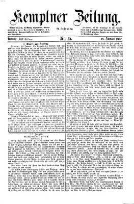 Kemptner Zeitung Freitag 18. Januar 1867