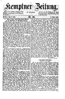 Kemptner Zeitung Freitag 3. Mai 1867