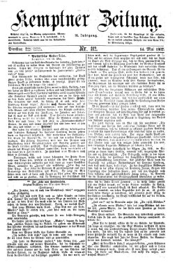 Kemptner Zeitung Dienstag 14. Mai 1867