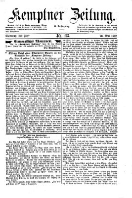 Kemptner Zeitung Sonntag 26. Mai 1867