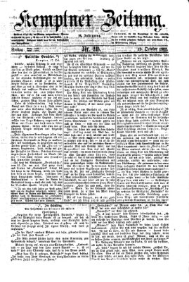 Kemptner Zeitung Freitag 18. Oktober 1867