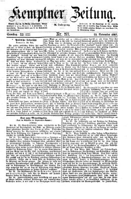 Kemptner Zeitung Samstag 23. November 1867