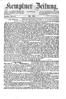 Kemptner Zeitung Sonntag 24. November 1867