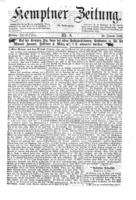 Kemptner Zeitung Freitag 10. Januar 1868