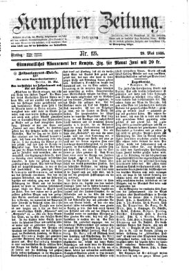 Kemptner Zeitung Freitag 29. Mai 1868