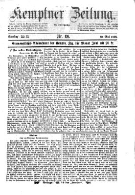 Kemptner Zeitung Samstag 30. Mai 1868