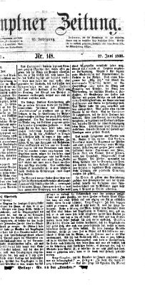 Kemptner Zeitung Samstag 27. Juni 1868