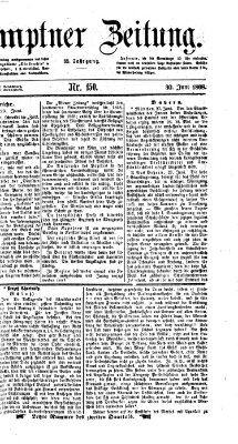 Kemptner Zeitung Dienstag 30. Juni 1868