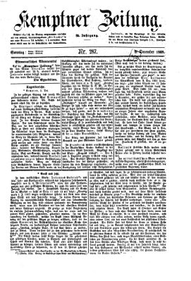 Kemptner Zeitung Sonntag 6. Dezember 1868