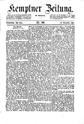 Kemptner Zeitung Donnerstag 10. Dezember 1868