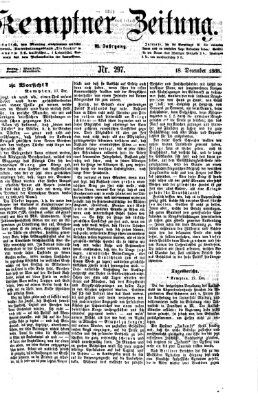 Kemptner Zeitung Freitag 18. Dezember 1868