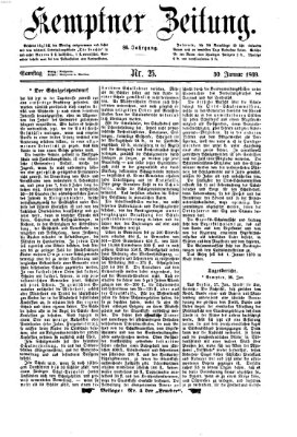 Kemptner Zeitung Samstag 30. Januar 1869