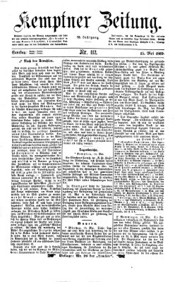 Kemptner Zeitung Samstag 15. Mai 1869