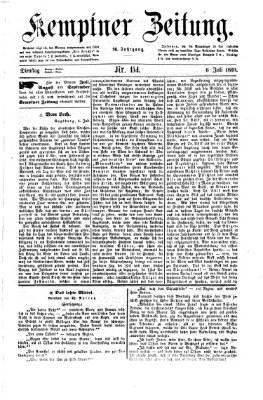 Kemptner Zeitung Dienstag 6. Juli 1869