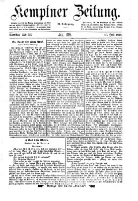 Kemptner Zeitung Samstag 10. Juli 1869