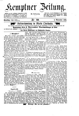 Kemptner Zeitung Samstag 6. November 1869