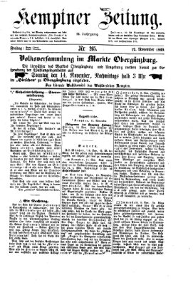 Kemptner Zeitung Freitag 12. November 1869