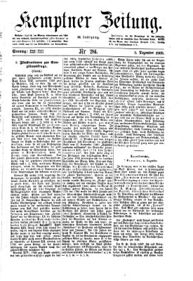 Kemptner Zeitung Sonntag 5. Dezember 1869