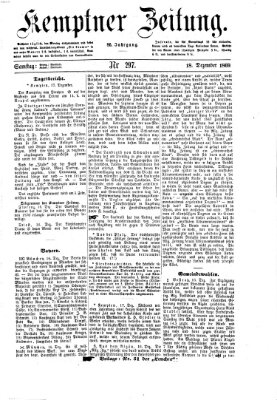 Kemptner Zeitung Samstag 18. Dezember 1869