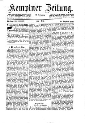 Kemptner Zeitung Dienstag 28. Dezember 1869