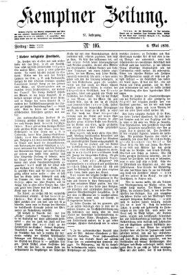 Kemptner Zeitung Freitag 6. Mai 1870