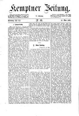 Kemptner Zeitung Sonntag 15. Mai 1870