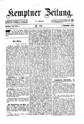 Kemptner Zeitung Freitag 4. November 1870