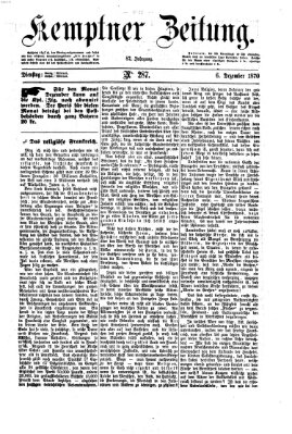 Kemptner Zeitung Dienstag 6. Dezember 1870