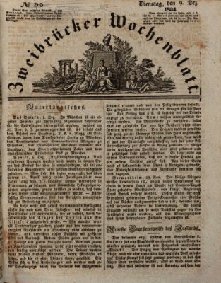 Zweibrücker Wochenblatt Dienstag 9. Dezember 1834