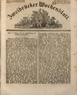 Zweibrücker Wochenblatt Dienstag 27. Oktober 1835