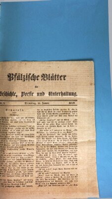 Wochenblatt für den Königlich-Bayerischen Gerichtsbezirk Zweibrücken (Zweibrücker Wochenblatt) Dienstag 16. Januar 1849