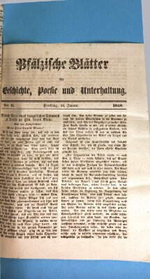 Wochenblatt für den Königlich-Bayerischen Gerichtsbezirk Zweibrücken (Zweibrücker Wochenblatt) Freitag 26. Januar 1849