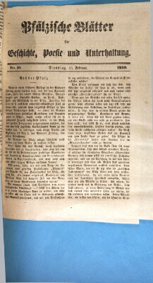 Wochenblatt für den Königlich-Bayerischen Gerichtsbezirk Zweibrücken (Zweibrücker Wochenblatt) Dienstag 13. Februar 1849