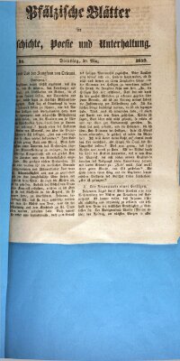 Wochenblatt für den Königlich-Bayerischen Gerichtsbezirk Zweibrücken (Zweibrücker Wochenblatt) Dienstag 20. März 1849