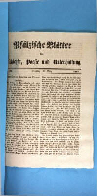 Wochenblatt für den Königlich-Bayerischen Gerichtsbezirk Zweibrücken (Zweibrücker Wochenblatt) Freitag 23. März 1849