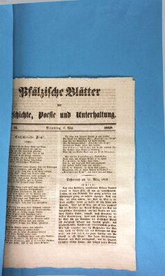 Wochenblatt für den Königlich-Bayerischen Gerichtsbezirk Zweibrücken (Zweibrücker Wochenblatt) Sonntag 6. Mai 1849