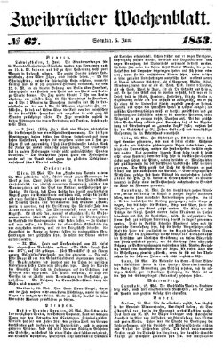 Zweibrücker Wochenblatt Sonntag 5. Juni 1853