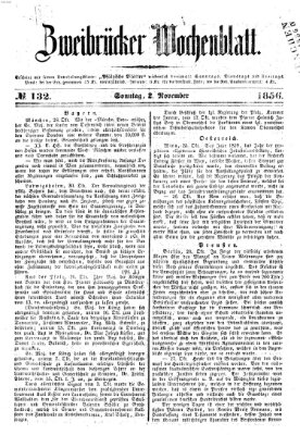 Zweibrücker Wochenblatt Sonntag 2. November 1856