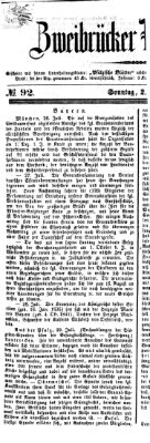 Zweibrücker Wochenblatt Sonntag 2. August 1857