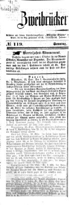 Zweibrücker Wochenblatt Sonntag 4. Oktober 1857